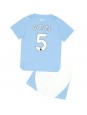 Manchester City John Stones #5 Domácí dres pro děti 2023-24 Krátký Rukáv (+ trenýrky)